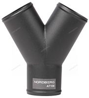 Насадка металлическая Y-образная для шланга D=100 мм Nordberg AT100