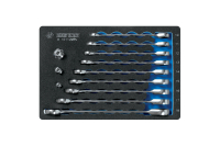 Набор трещоточных комбинированных ключей, ложемент, 12 предметов