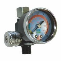 Регулятор давления с манометром для краскопульта Русский Мастер Регулятор давления с манометром для краскопульта Русский Мастер