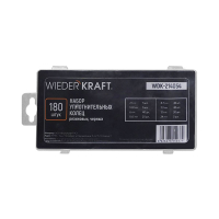 WDK-214054 Набор уплотнительных колец резиновых, черные, 180 шт. WDK-214054 Набор уплотнительных колец резиновых, черные, 180 шт.