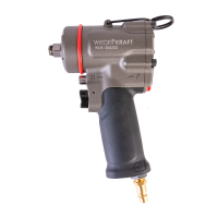 WDK-20420S, Гайковерт пневматический ударный, привод 1/2", 1200 Нм