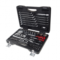 Набор инструментов 85 предметов слесарно-монтажный 1/4",1/2" 12-ти гран. в кейсе JTC Набор инструментов 85 предметов слесарно-монтажный 1/4",1/2" 12-ти гран. в кейсе JTC