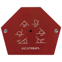 WDK-65275 Сварочный магнит, углы 30, 45, 60, 70, 90, 135, усилие 75Lbs