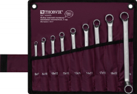 Thorvik W2S9TB Набор ключей гаечных накидных изогнутых серии ARC в сумке, 6-24 мм, 9 предметов
