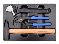 Набор клещи, ключ , молоток, ложемент KING TONY 9-90103PP02 Набор клещи, ключ , молоток, ложемент KING TONY 9-90103PP02