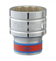 Головка торцевая стандартная двенадцатигранная 1/2", 1", дюймовая KING TONY 433032S Головка торцевая стандартная двенадцатигранная 1/2", 1", дюймовая KING TONY 433032S