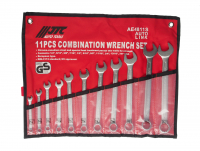 Набор ключей комбинированных 1/4”-7/8” 11 предметов в планшете JTC