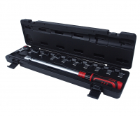 Ключ динамометрический 40-210Нм 14-18мм с насадками 13-30мм 11 предметов JTC