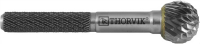 Thorvik TRRBD10090654-2  Борфреза твердосплавная сферическая, тип D, 10 мм, двойная насечка, в боксе