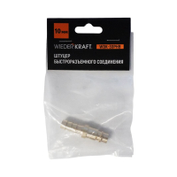 WDK-30PHB Штуцер быстроразъемного соединения  "ёлочка" под шланг 10 мм, латунь