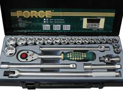 4243S-9 1/2" Набор 12 гр. дюймовых головок с 5/16"по 1-1/4" 24 предм.