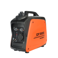 Генератор инверторный PATRIOT GP 1000i, 0,7/0,9 кВт, уровень шума 58 dB, вес 8,5 кг
