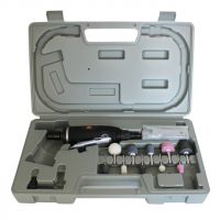 Набор для зачистных работ с прямой пневмошлифмашинкой Compact PROFY в кейсе Русский Мастер Набор для зачистных работ с прямой пневмошлифмашинкой Compact PROFY в кейсе Русский Мастер