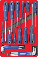 Набор отвёрток, шестигранников TORX ложемент МАСТАК 5-40627 Набор отвёрток, шестигранников TORX ложемент МАСТАК 5-40627