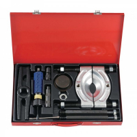 66613 Набор. Съемник винтовой с гидротолкателем, универсальный с сепаратором и удлинителем. 66613 Набор. Съемник винтовой с гидротолкателем, универсальный с сепаратором и удлинителем.