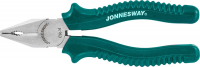 Jonnesway P086 Пассатижи с полимерными рукоятками, 160 мм