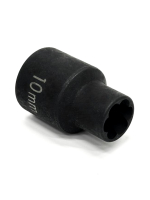 CS-12.25.10 короткая торцевая спиральная головка на 1/2", 10 мм