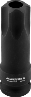 Jonnesway AL010222 Насадка торцевая ударная TORX® 1/2"DR, T-100, L=78 мм, для шкива распредвала двигателей (Mercedes)