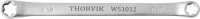 Thorvik W51012 Ключ гаечный накидной TORX® серии ARC, Е10хЕ12