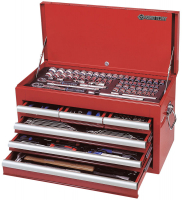 Набор инструментов универсальный, выдвижной ящик, 219 предметов KING TONY 911-000CR Набор инструментов универсальный, выдвижной ящик, 219 предметов KING TONY 911-000CR