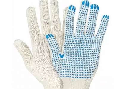 Перчатки рабочие ПВХ (10 пар упаковка)