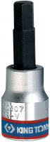 Насадка (бита) торцевая 3/8", Hex, 9 мм, L = 50 мм KING TONY 302509