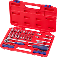 Набор торцевых головок с принадлежностями МАСТАК 0-247C Набор торцевых головок с принадлежностями МАСТАК 0-247C