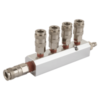 HRS-SM4BA Разветвитель с увеличенной пропускной способностью: пять выхода, 1/4'' - 1/4'', вход со штекером