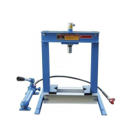 OPT-204T Пресс гидравлический настольный, усилие 4т. возможность горизонтального перемещения рабочего цилиндра. Ручной гидравлический привод. Рабочий диапазон 0-300мм, ход штока 150мм, ширина стола 350мм. Вес 34кг