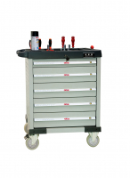 ATIS CT706 Инструментальная тележка 350кг, 6 полок, габариты 800*470*900мм