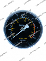 Манометр осевой глицеринонаполненный для пресса N3620, N3620F Манометр осевой глицеринонаполненный для пресса N3620, N3620F