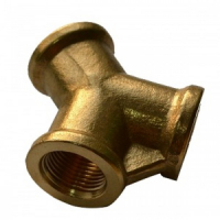 HUBERTH RP208351 Тройник Y-образный с внутренней резьбой 3 х 3/8", упаковка 10 шт.