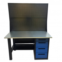 Верстак инструментальный GWT-V1400B2 Great Wolf, с двумя экранами, 4 ящика, 1400x700