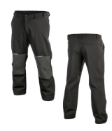 ELDE Брюки рабочие SOFTSHELL черные S (48)