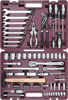Thorvik TS077 Набор инструмента универсальный 1/4", 1/2"DR, 77 предметов