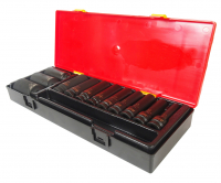 Набор головок торцевых 1/2" 12-ти гранных 10-32мм глубоких ударных 12 предметов в кейсе JTC