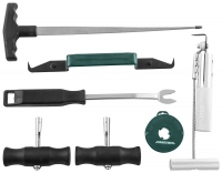 Jonnesway AB010002 Комплект для демонтажа лобовых стекол, 7 предметов Jonnesway AB010002 Комплект для демонтажа лобовых стекол, 7 предметов