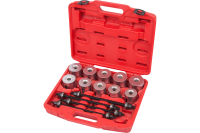 Набор оправок для монтажа и демонтажа сайлентблоков, 34-82 мм, кейс, 24 предмета Набор оправок для монтажа и демонтажа сайлентблоков, 34-82 мм, кейс, 24 предмета
