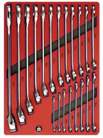 Набор комбинированных ключей, ложемент МАСТАК 5-21120 Набор комбинированных ключей, ложемент МАСТАК 5-21120