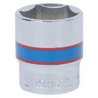 Головка торцевая стандартная шестигранная 3/8", 21 мм KING TONY 333521M Головка торцевая стандартная шестигранная 3/8", 21 мм KING TONY 333521M