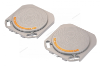 Круги поворотные для сход-развала (комплект 2 шт.) 400х400х50 мм NORDBERG TP3