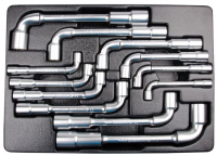 Набор торцевых ключей L-образных, ложемент, 12 предметов KING TONY 9-1812MR