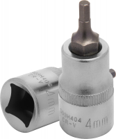 Jonnesway S09H404 Насадка торцевая 1/2"DR с вставкой-битой шестигранной, H4, 55 мм