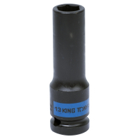 Головка торцевая ударная глубокая шестигранная 1/2", 13 мм KING TONY 443513M Головка торцевая ударная глубокая шестигранная 1/2", 13 мм KING TONY 443513M