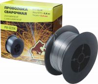 Проволока сварочная ПОРОШКОВАЯ самозащитная (0,8кг) 0,8мм E71T-GS-08 в коробке Русский Мастер