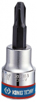 Насадка (бита) торцевая 3/8", Phillips, PH2, L = 50 мм KING TONY 302102 Насадка (бита) торцевая 3/8", Phillips, PH2, L = 50 мм KING TONY 302102