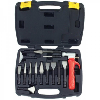 Набор выколоток, зубил со сменными насадками 15пр. 915U4 "FORCE"