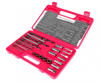 НАБОР ЭКСТРАКТОРОВ JTC-4733 5-16мм для болтов с сорванной внутренней резьбой (в кейсе) 25 предметов НАБОР ЭКСТРАКТОРОВ JTC-4733 5-16мм для болтов с сорванной внутренней резьбой (в кейсе) 25 предметов