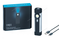 Фонарь светодиодный 1+1, с УФ подсветкой, аккумуляторный NORDBERG 1901 Фонарь светодиодный 1+1, с УФ подсветкой, аккумуляторный NORDBERG 1901