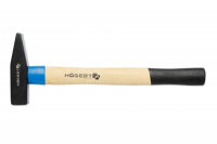 Молоток слесарный кованый 300 г, с деревянной рукояткой